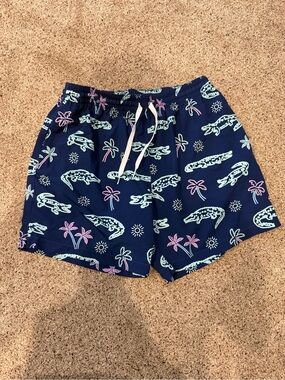 chubbies Navy Alligator Palms